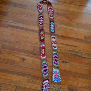 Hippie style, scarf, belt or accent accessory